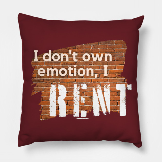 I don't own emotion Pillow by SandyJam