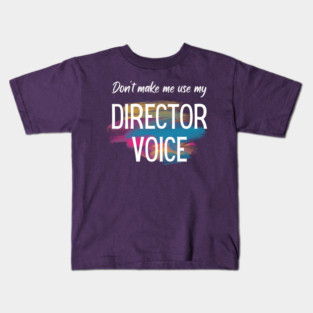 Director Voice Kids T-Shirt