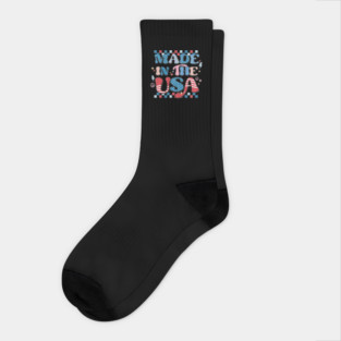 Made in United States 4th July Socks