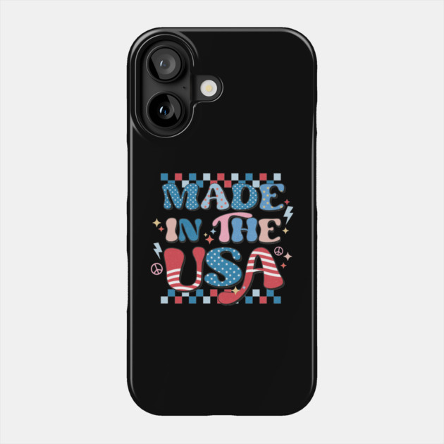 Made in United States 4th July Phone Case by The WYLD Tribe