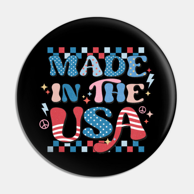 Made in United States 4th July Pin by The WYLD Tribe