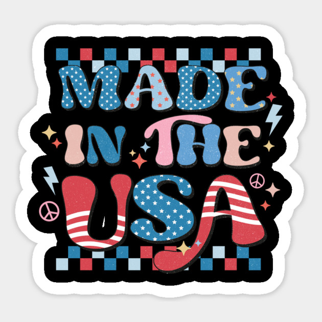 Made in United States 4th July Magnet by The WYLD Tribe
