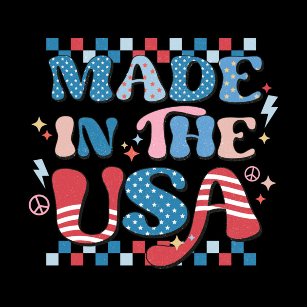 Made in United States 4th July by The WYLD Tribe