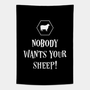 Nobody Wants Your Sheep Funny Boardgames Tapestry