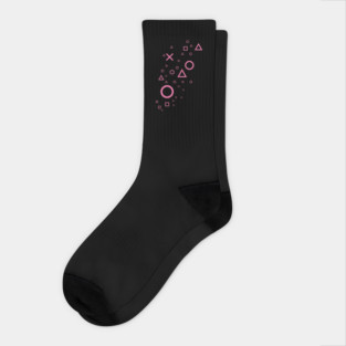 Pastel Pink Playstation Magic Socks