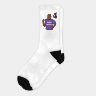 Big Sexy Digital Nomad Bust Socks