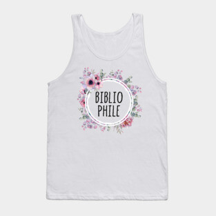 Bibliophile Flowers Tank Top