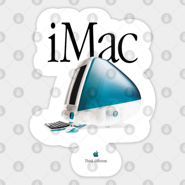 iMac Computer - Apple - Macintosh Sticker by nicklower