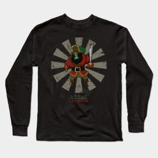 LeChuck Retro Japanese Monkey Island Long Sleeve T-Shirt