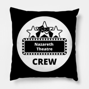 Nazareth Theatre Crew logo T-Shirt Pillow