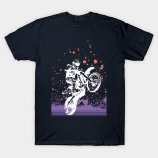 Artsy Dirt Bike T-Shirt