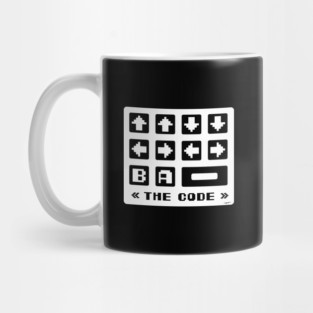 contra code (white/black) Mug