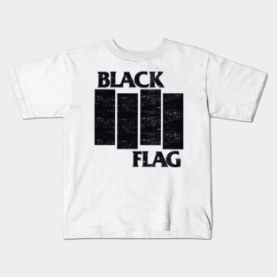 Black-Flag-Vintage Kids T-Shirt