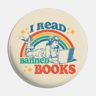 I Read Banned Books Pin