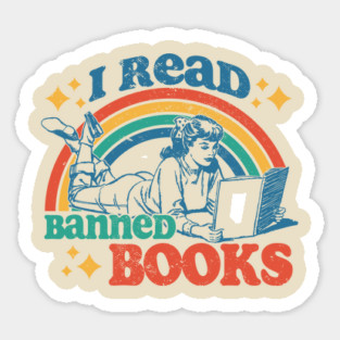 I Read Banned Books Sticker