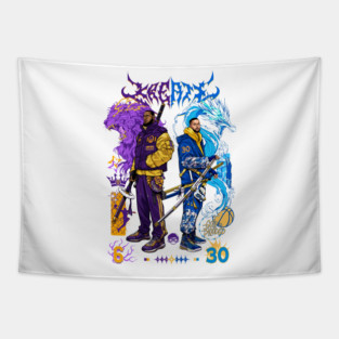 KREATE King Lion vs Splash Dragon Tapestry