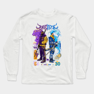 KREATE King Lion vs Splash Dragon Long Sleeve T-Shirt