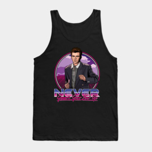 Never Gonna Give You Up - Rick Roll Tank Top