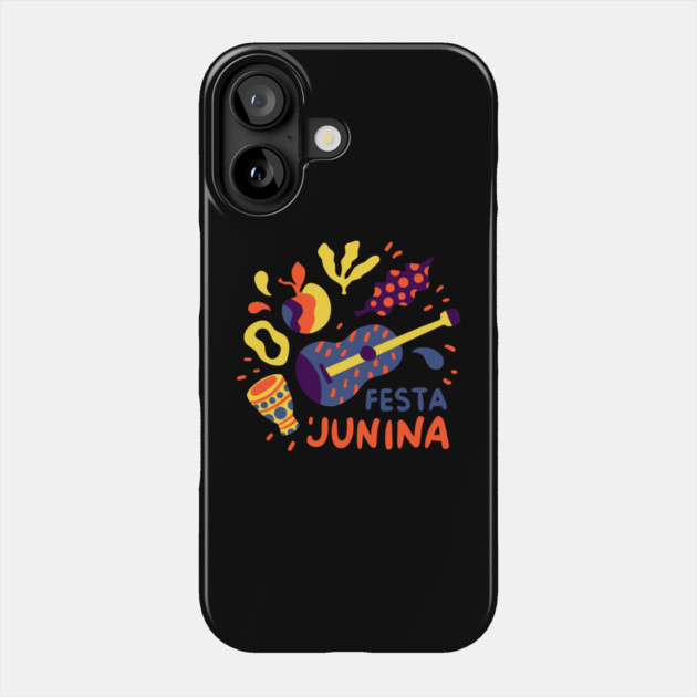 Festa Junina Brazil Phone Case by The WYLD Tribe