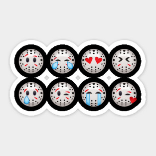 Friday the 13th Emojis Sticker
