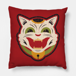 Feelin' Lucky? Maneki Neko Pillow