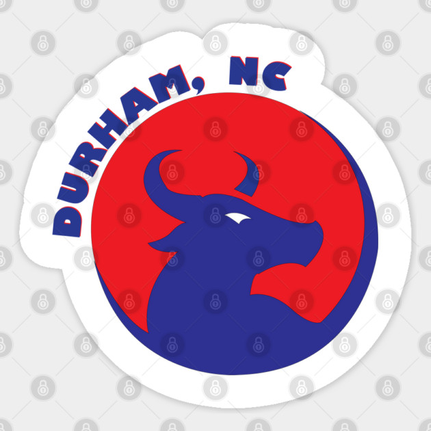 Durham NC Sticker by DickinsonDesign