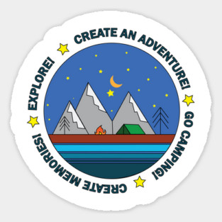 Go Camping Sticker
