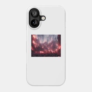 Orc horde storming a city Phone Case