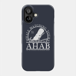 Ahab Whale Watch (Mono) Phone Case