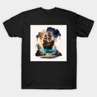 Pirate Ship - the goonies T-Shirt