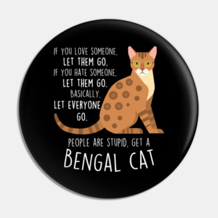 Get a Bengal Cat Pin