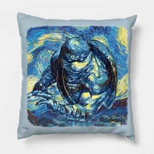 TMNT Ninja Turtles Van Gogh Style - 2 Pillow