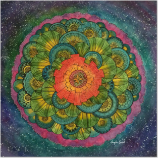 Seeds of Emotions Mandala Posters and Art