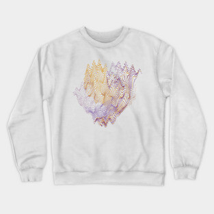 Purple Woodland Majesty Abstract Art Crewneck Sweatshirt