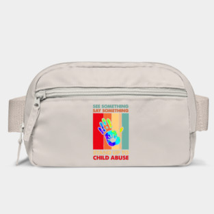 See Something Say Something Stand Up To Child Abuse Tie Dye Bag