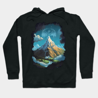 The Lonely Mountain and the Dragon - Fantasy Hoodie