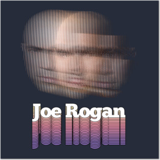 Joe Rogan / Trippy Typographic Tribute Design Posters and Art