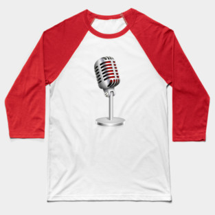 Microphone Baseball T-Shirt