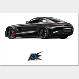 mercedes amg gt r Posters and Art