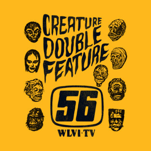 Creature Double Feature Classic Monsters Pillow