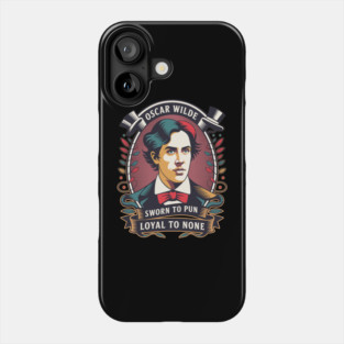Oscar Wilde - Sworn to Pun, Loyal to None Phone Case