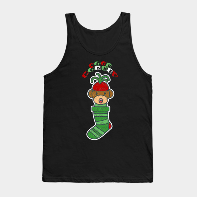 Sock monkey Tank Top by Db Printed