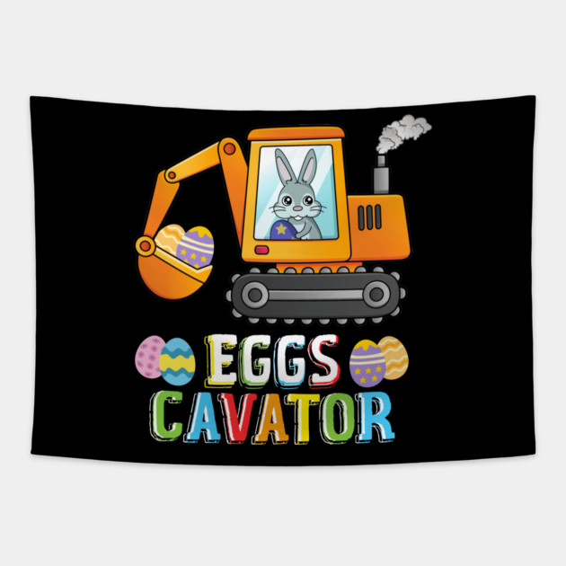 Eggs Cavator Tapestry by Db Printed