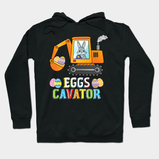Eggs Cavator Hoodie by Db Printed
