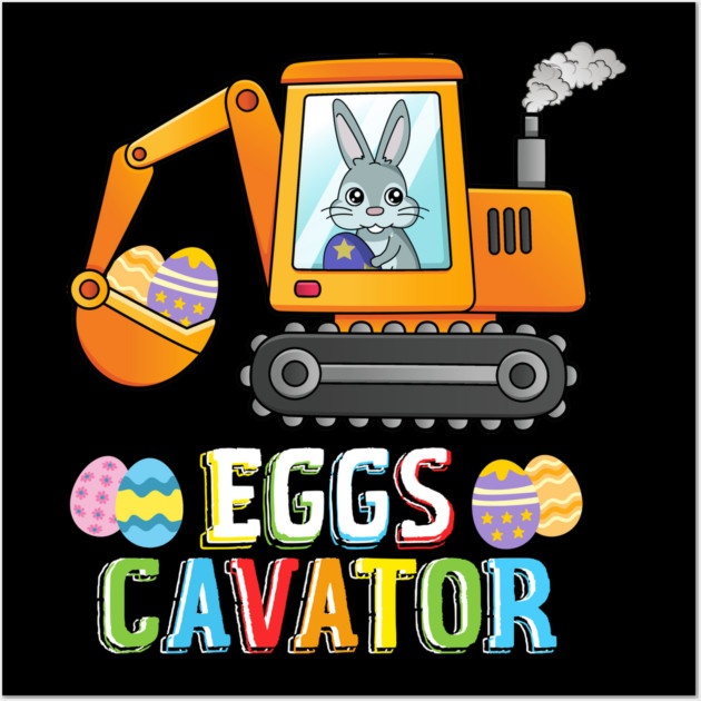 Eggs Cavator Wall Art by Db Printed