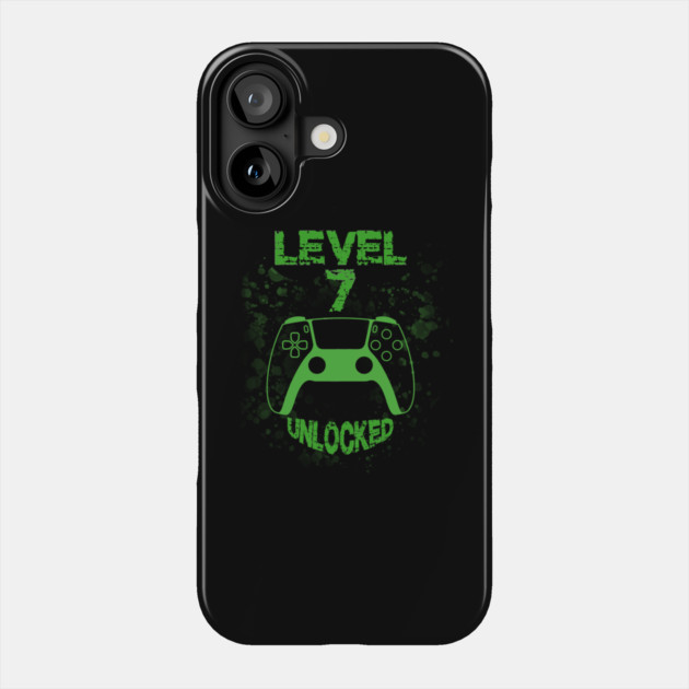 Level 7 Unlocked Phone Case by Db Printed