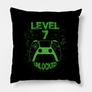 Level 7 Unlocked Pillow
