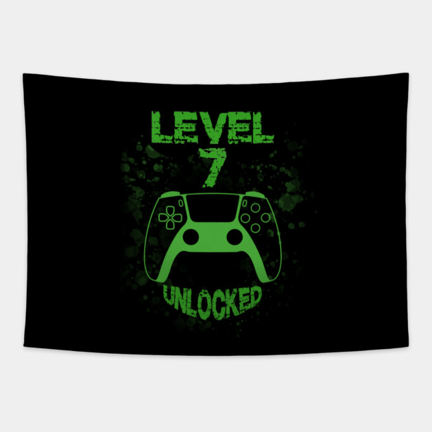 Level 7 Unlocked Tapestry by Db Printed