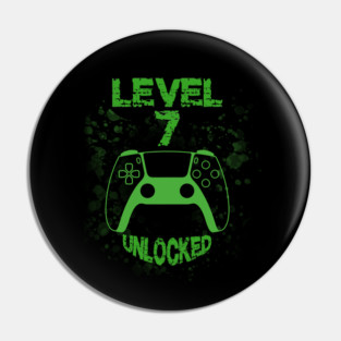 Level 7 Unlocked Pin
