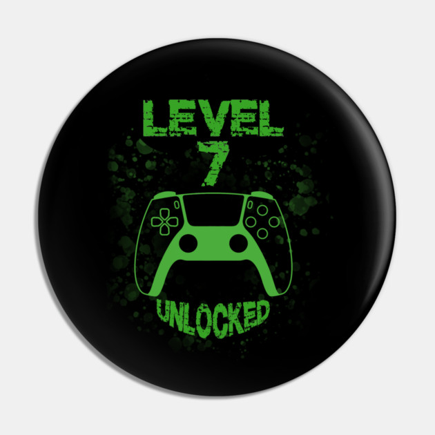 Level 7 Unlocked Pin by Db Printed